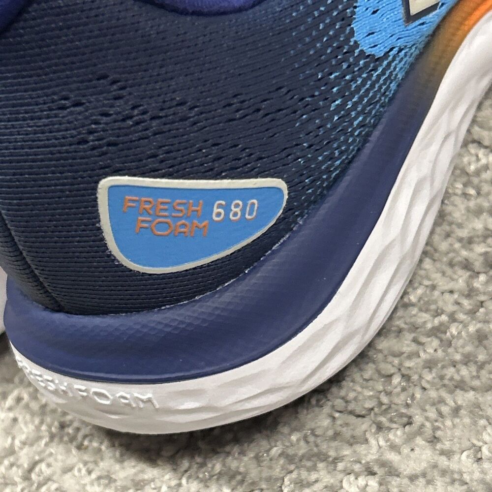 New Balance 680 Shoes Mens 7 Blue Athletic Running Sneakers Fresh Foam - Picture 9 of 9